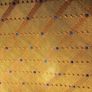 Necktie Talented Orange - made in Italy %100 silk